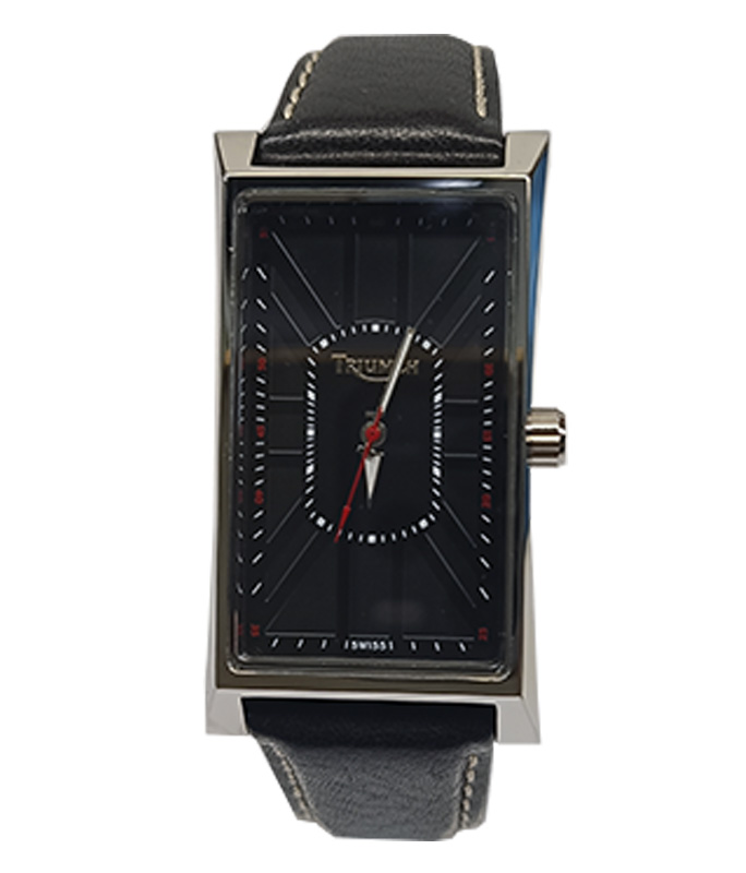 Ρολόι Χειρός TRIUMPH 3012-011 Black Leather Strap TRIUMPH
